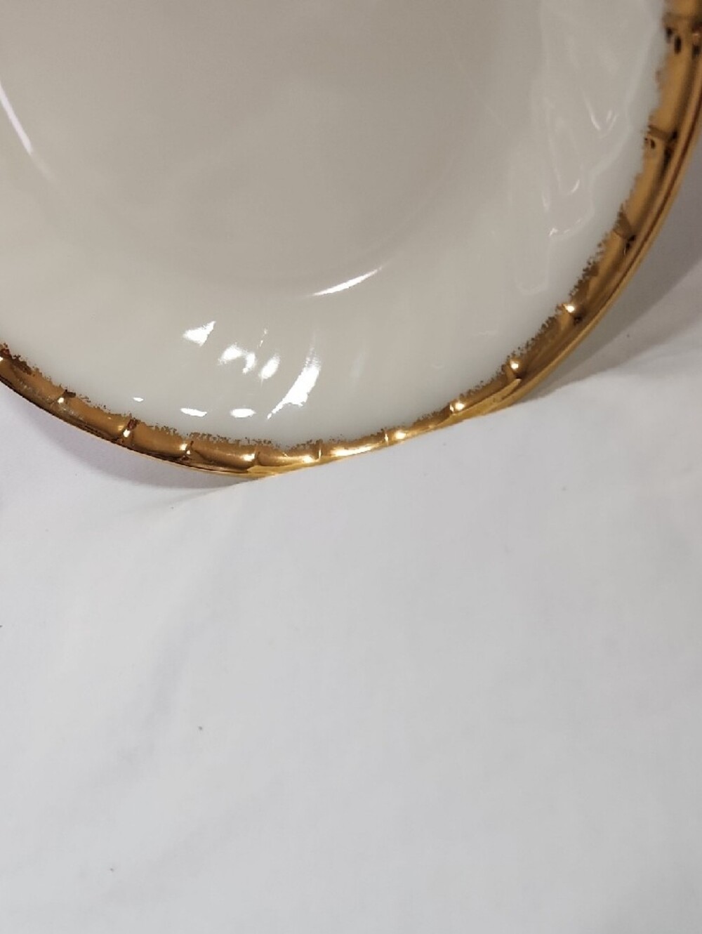 Vintage 1950's Fire-King Swirl Golden Anniversary Coupe Soup Bowl Set Of Six - Picture 3 of 7